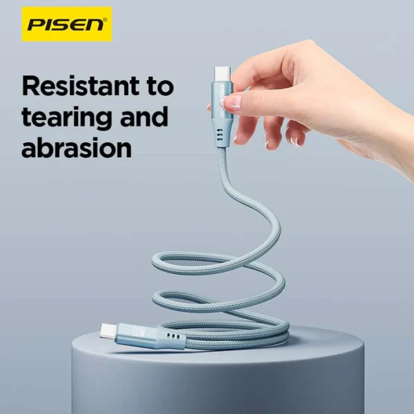 PISEN QUICK Platinum USB-C to USB-C Cable CC-PD12-1000 - Image 3