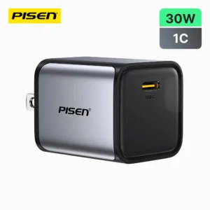 PISEN BOLT Lite 30W 1-Port GaN Fast Charger TP-C62 + C Cable Set