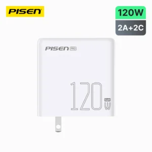 PISEN Pro 120W Fast Charger (2C+2A) (US) TS-C148 + C-C Cable