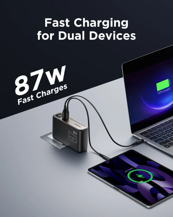 PISEN PRO 87W Power Bank GaN 10000mAh Kit TS-D319 - Image 2