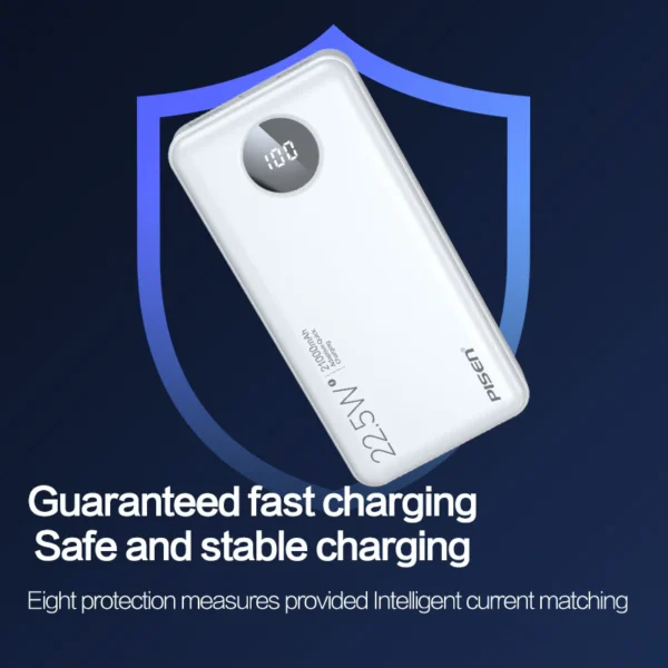 PISEN Power Cube 22.5W Digital Display 21000mAh Power Bank TS-D301 - Image 6