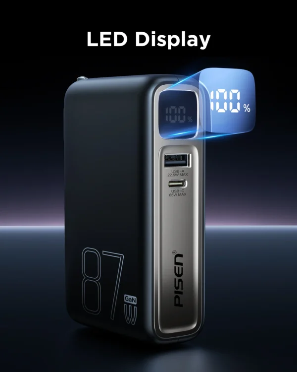 PISEN PRO 87W Power Bank GaN 10000mAh Kit TS-D319 - Image 4