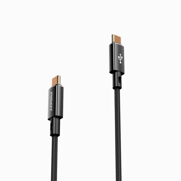 PISEN QUICK C to L 27W colorful braided data cable CL-PD10-1000 - Image 2