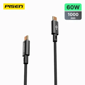 PISEN QUICK C to L 27W colorful braided data cable CL-PD10-1000