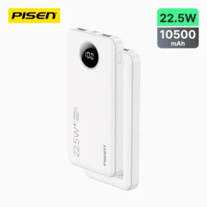 PISEN Power Cube 22.5W Digital Display 10500mAh Power Bank TS-D300