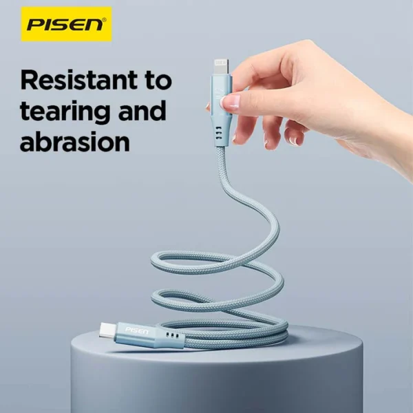 PISEN MagiPi Magloop C to L 27W Fast Charging Cable 1m CL-FC12-1000 - Image 3
