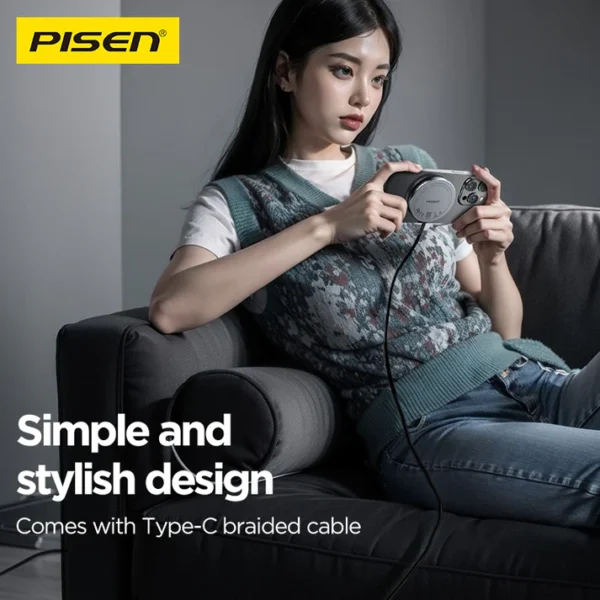 PISEN Qi2 Magnetic Desktop Charging Pad Base TP-C56 - Image 6