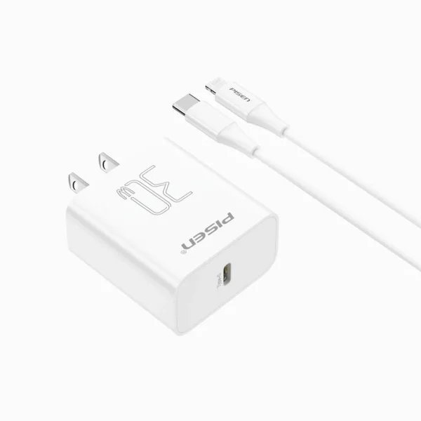 PISEN Quick USB-C 30W Fast Wall Charger(US) TP-C29 - Image 3