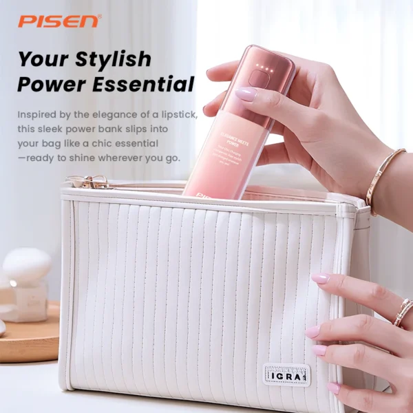 PISEN Power GlamVolt 5000mAh 30W Fast Charging Power Bank TS-D327 - Image 5