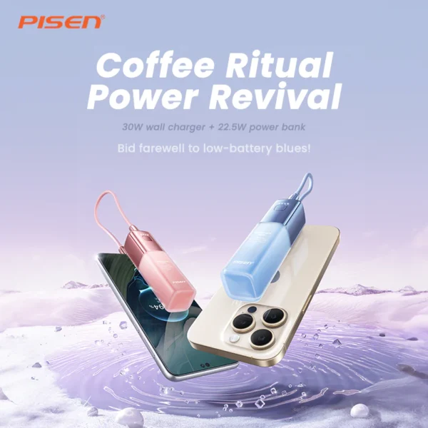 PISEN Power GlamVolt 5000mAh 30W Fast Charging Power Bank TS-D327 - Image 6
